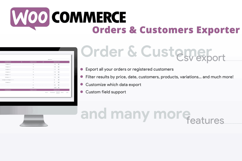 Download WooCommerce Orders & Customers Exporter