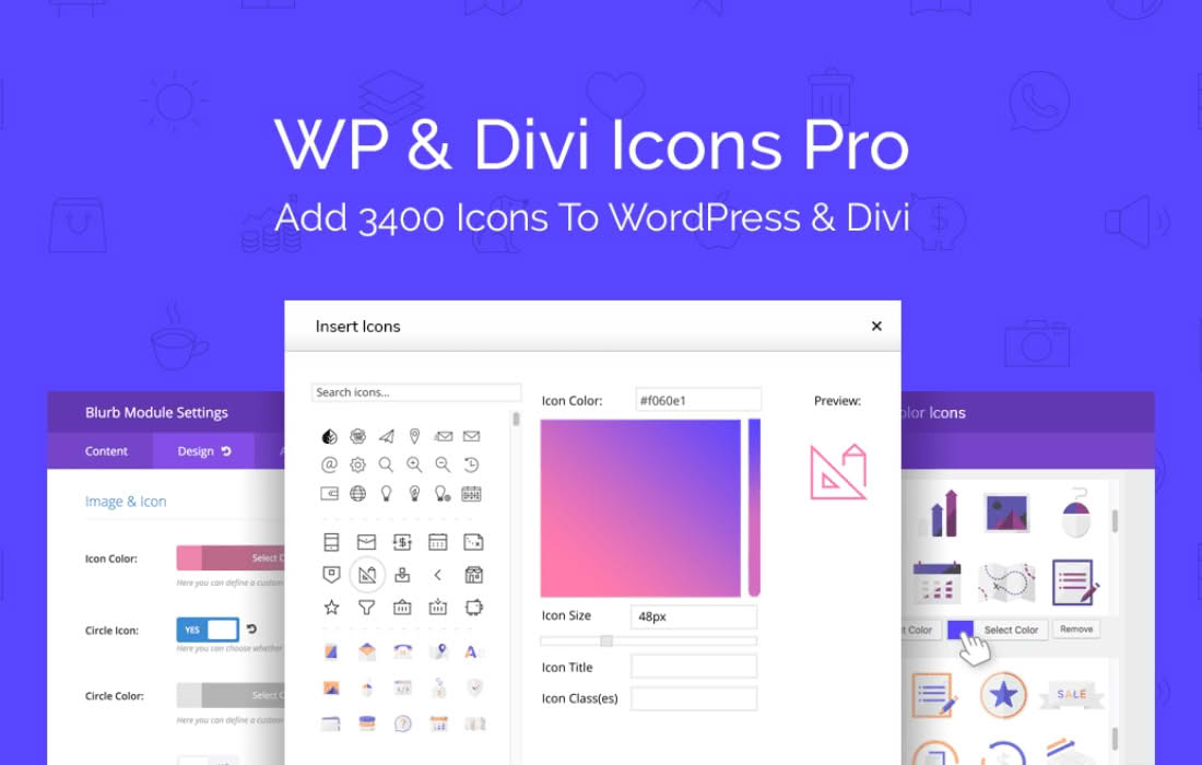 Download WP and Divi Icons Pro
