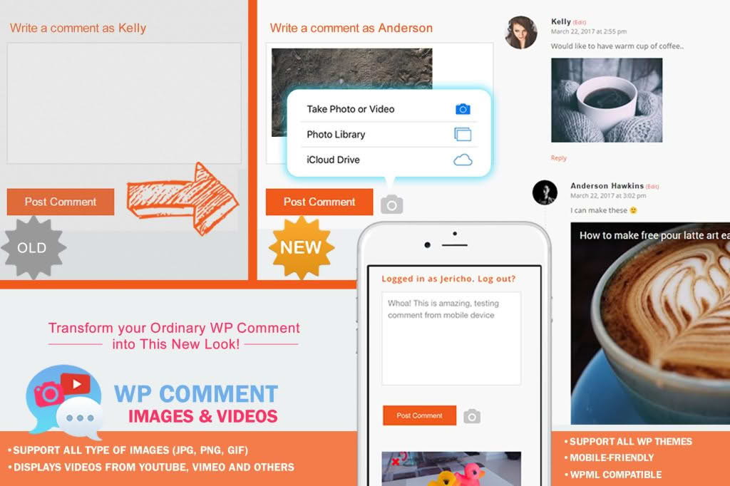 Download WP Comment Images and Videos