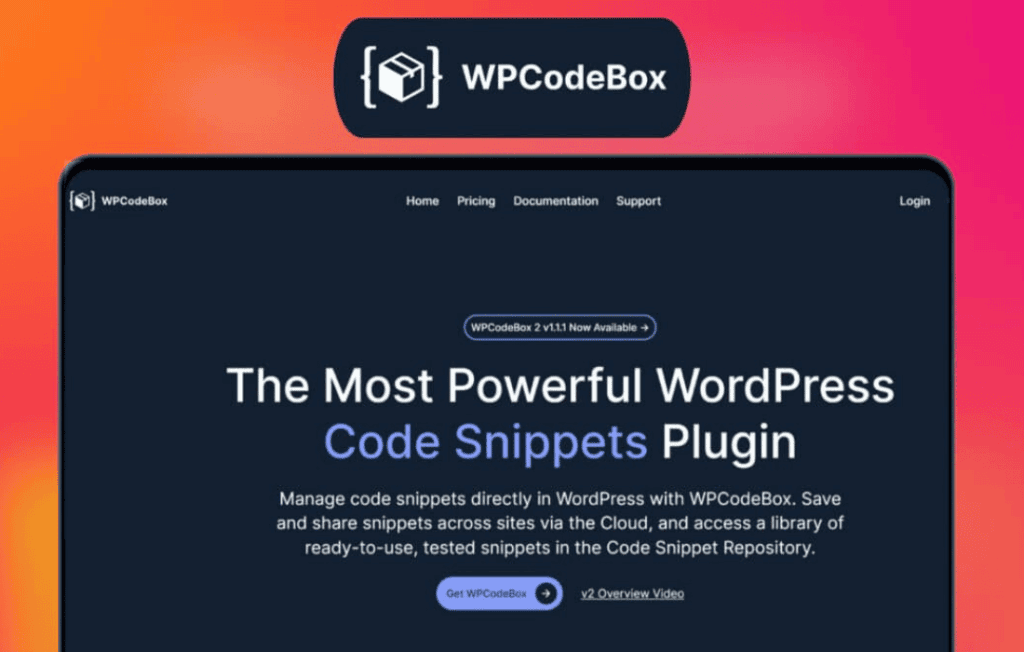 Download WPCodeBox 2