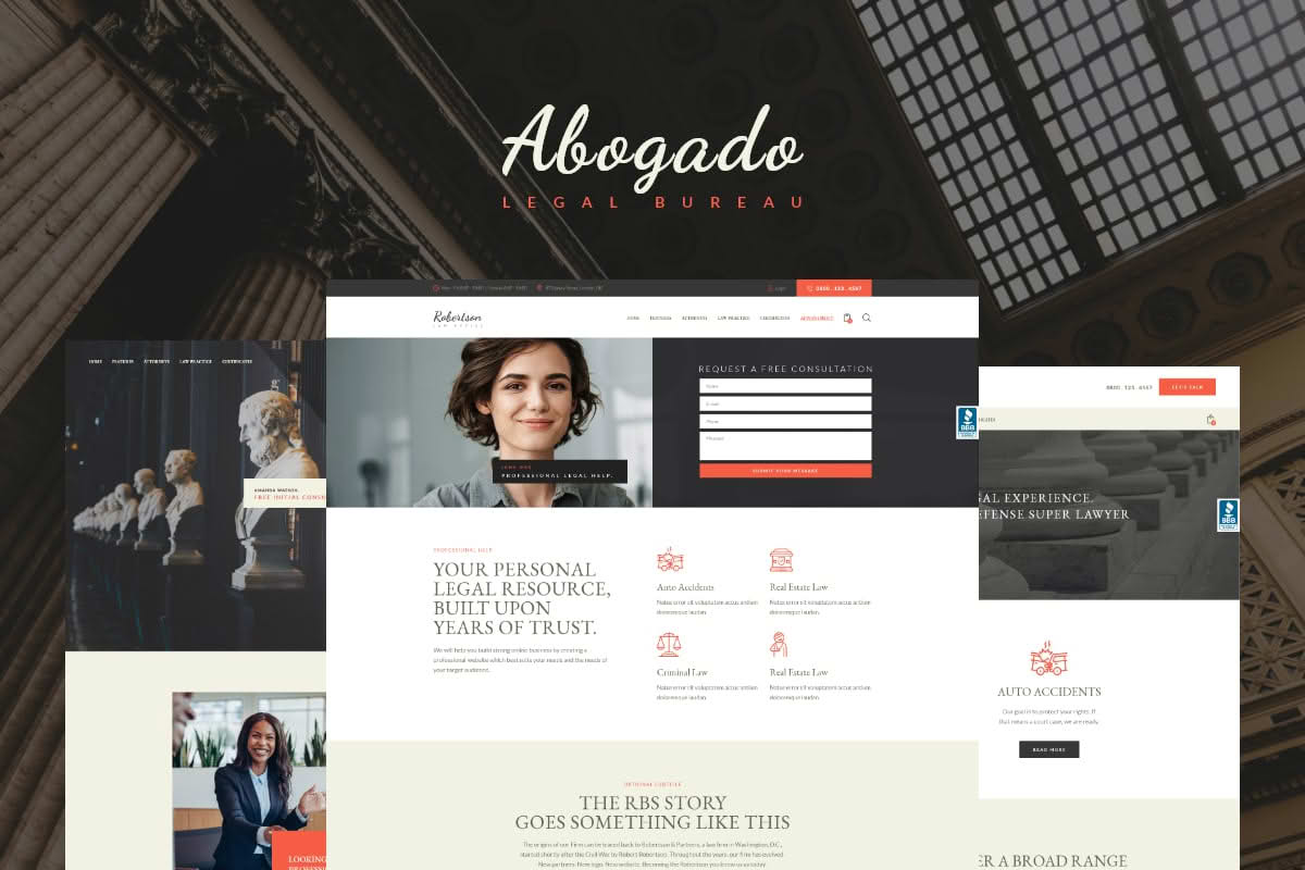 Download Abogado - Lawyer Firm & Legal Bureau WordPress Theme GPL WordPress Plugin
