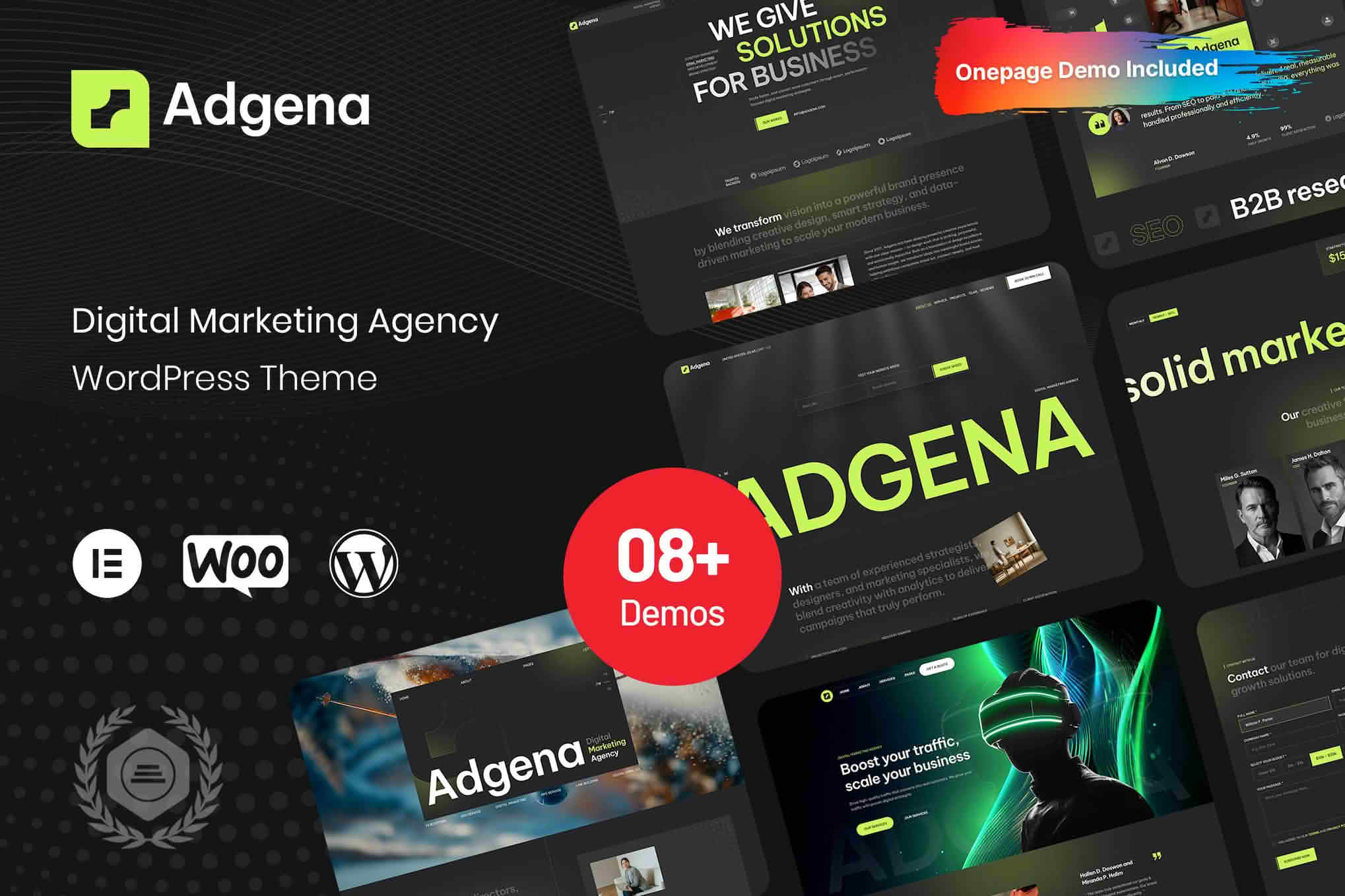 Adgena - Digital Marketing Agency WordPress Theme