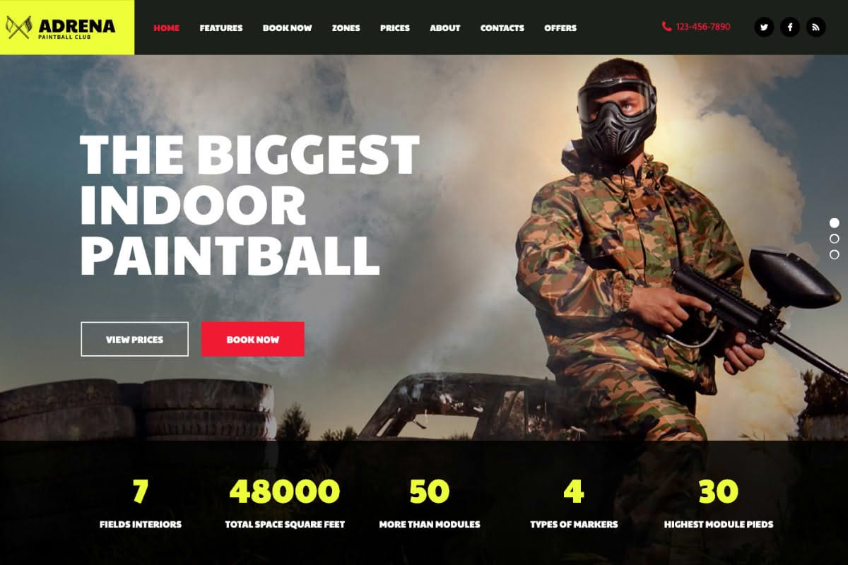 Download Adrena | Airsoft Club & Paintball WordPress Theme GPL WordPress Plugin