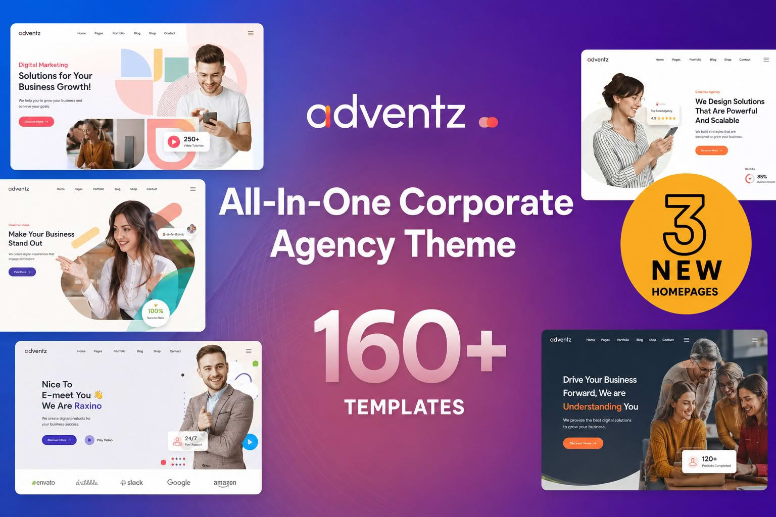 Adventz - Corporate Business WordPress Theme