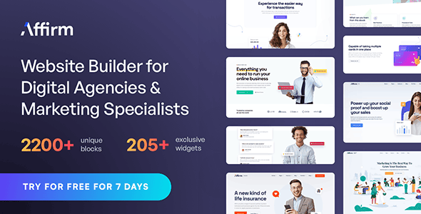 Download Affirm - Marketing & Digital Agency WordPress Theme GPL WordPress Plugin