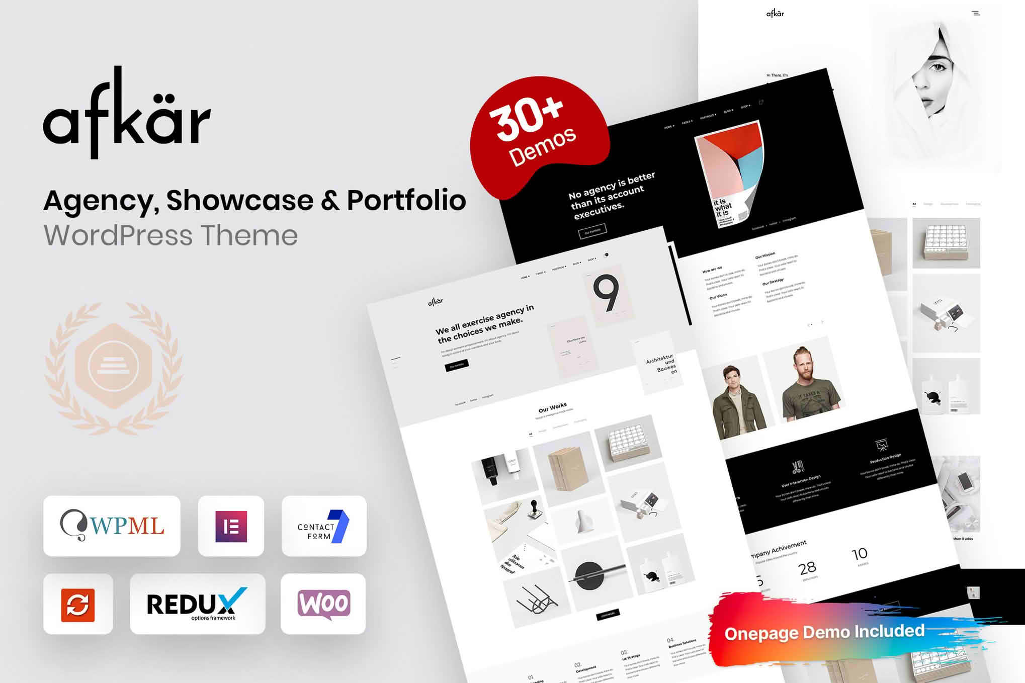 Download Afkar - Creative Portfolio WordPress Theme GPL WordPress Plugin