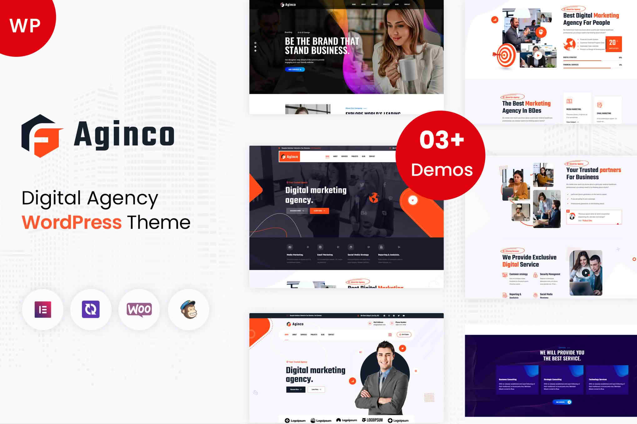 Download Aginco - Digital Agency WordPress Theme GPL WordPress Plugin