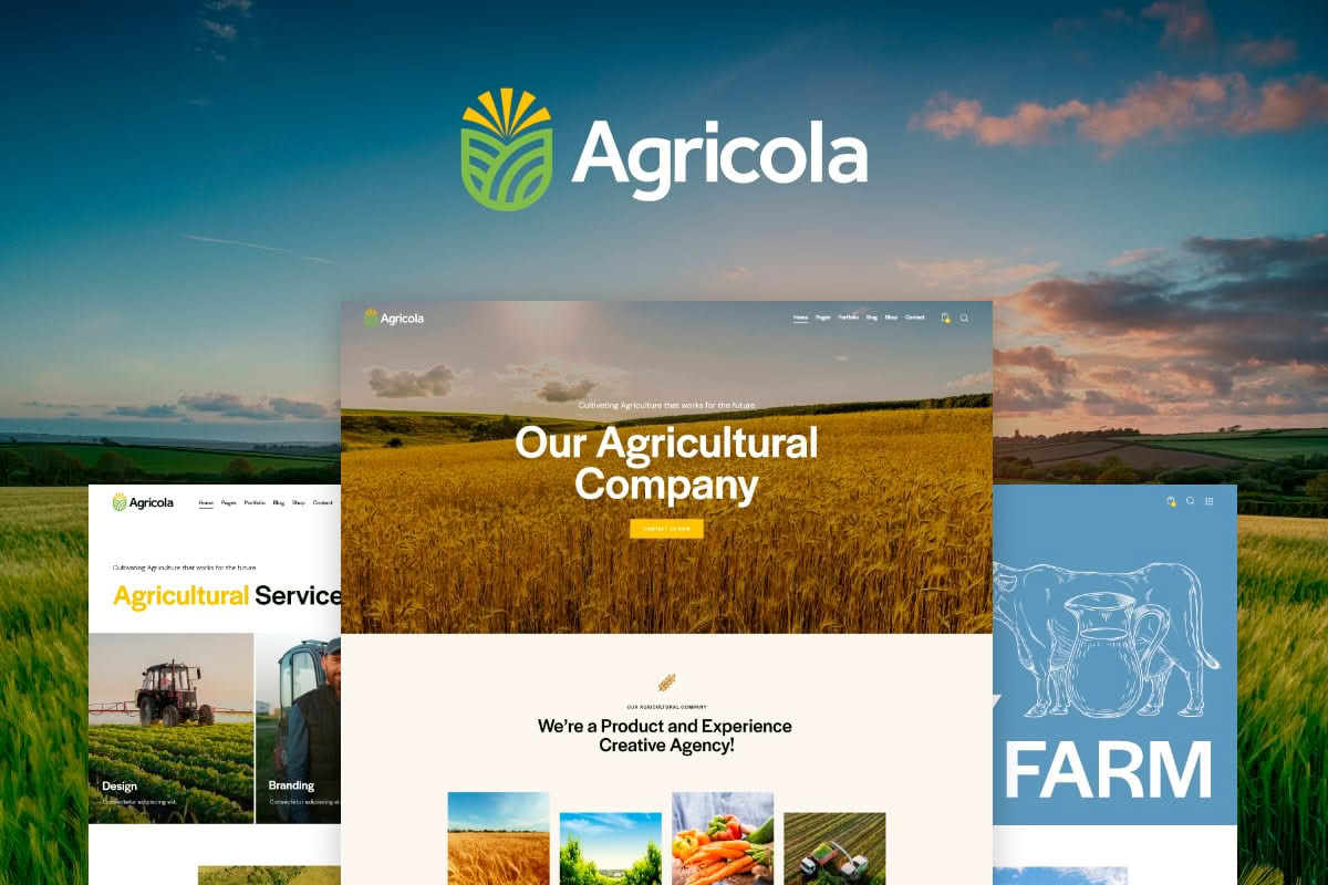 Download Agricola - Agriculture & Organic Farm Theme GPL WordPress Plugin