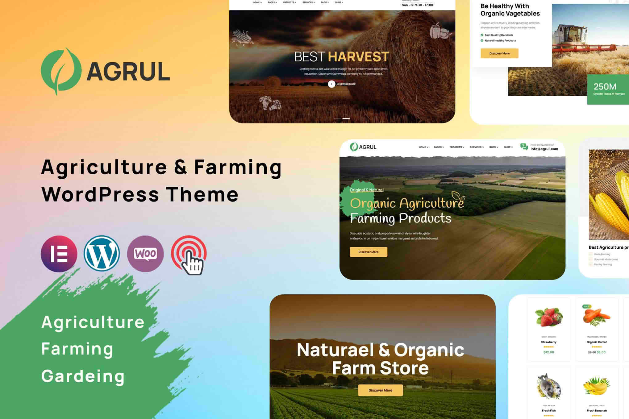 Download Agrul - Agriculture WordPress Theme GPL WordPress Plugin
