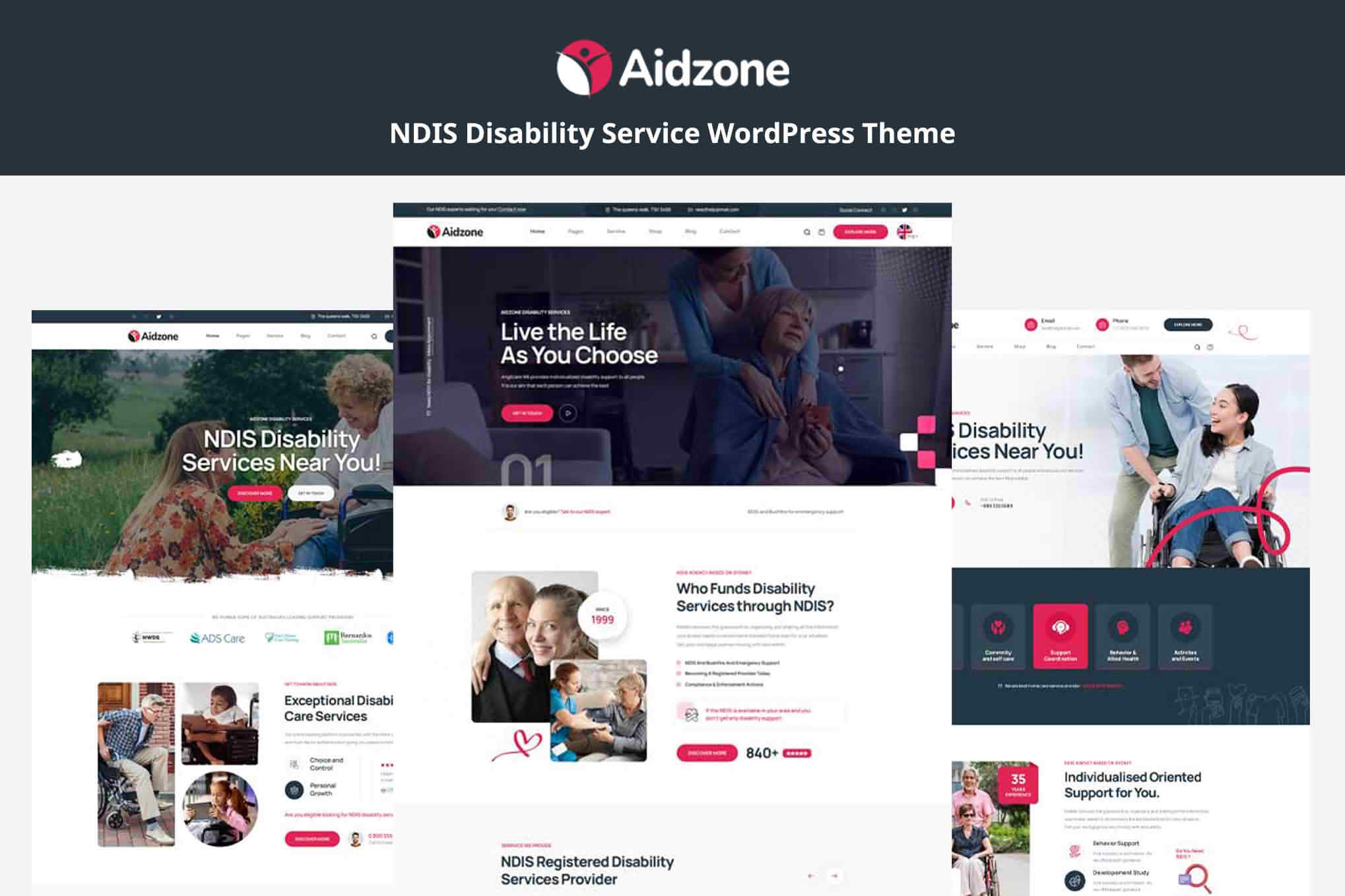 Download Aidzone - NDIS Disability Service WordPress Theme GPL WordPress Plugin