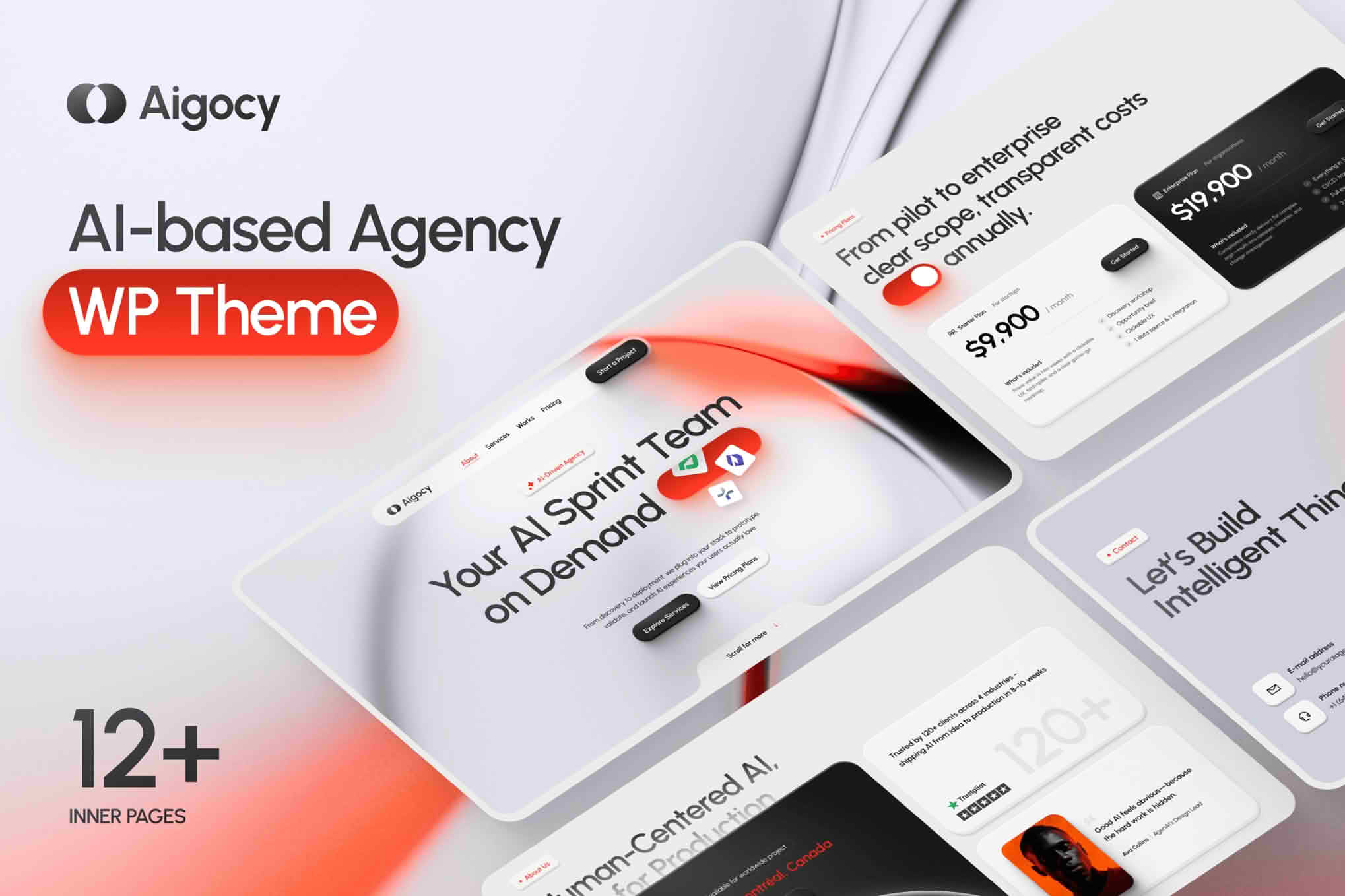Aigocy - AI Agency & Technology WordPress Theme