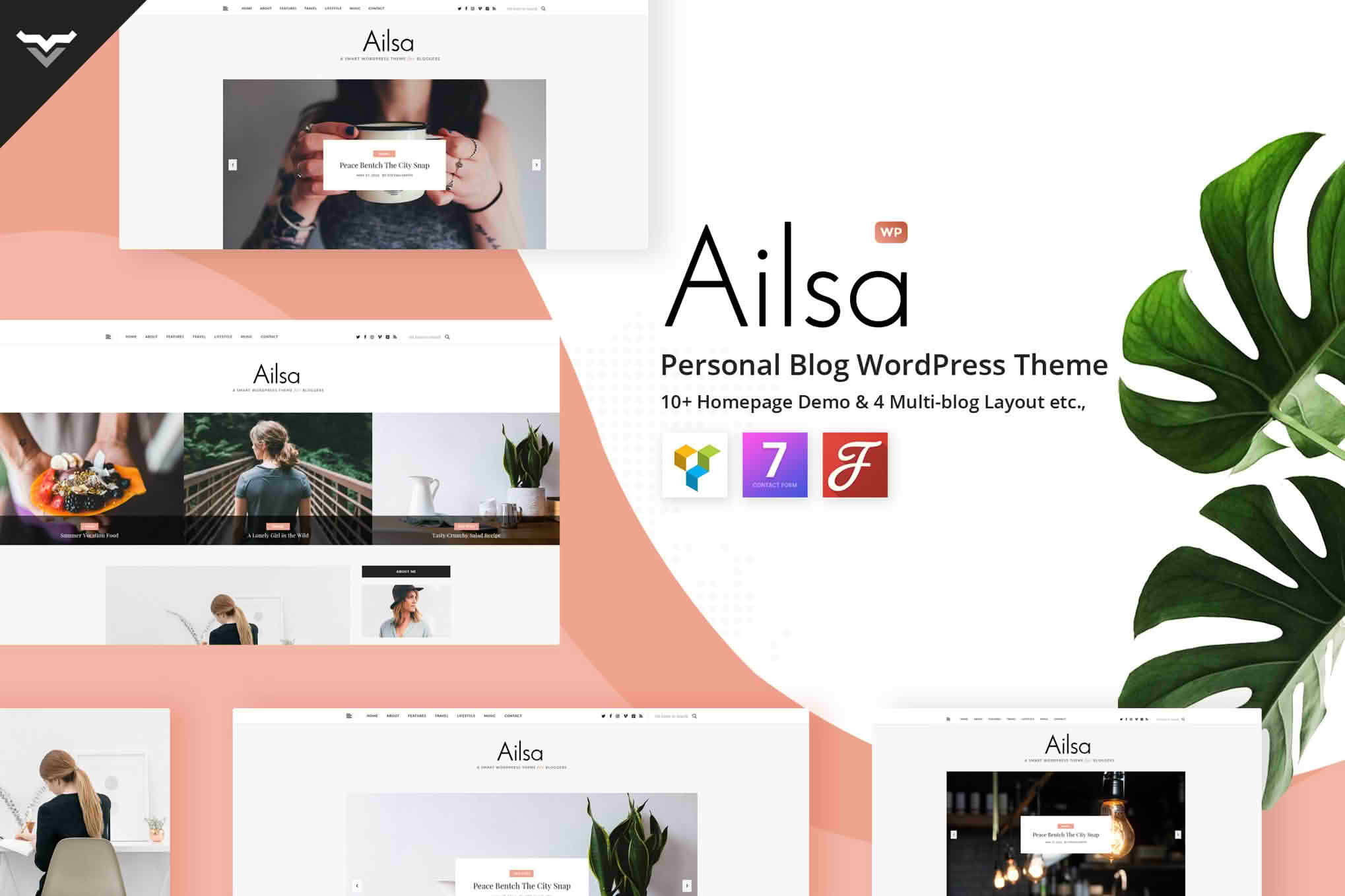 Download Ailsa - Personal Blog WordPress Theme GPL WordPress Plugin
