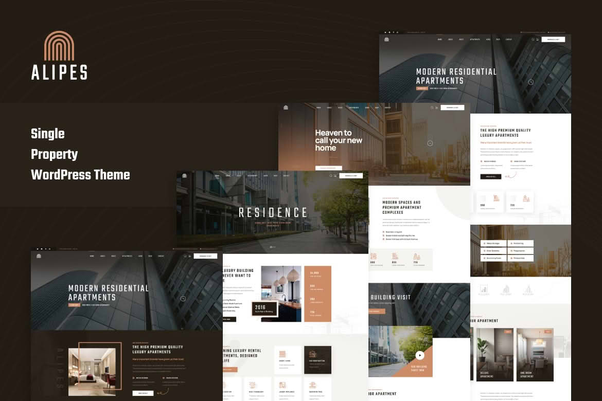 Download Alipes - Single Property WordPress Theme GPL WordPress Plugin