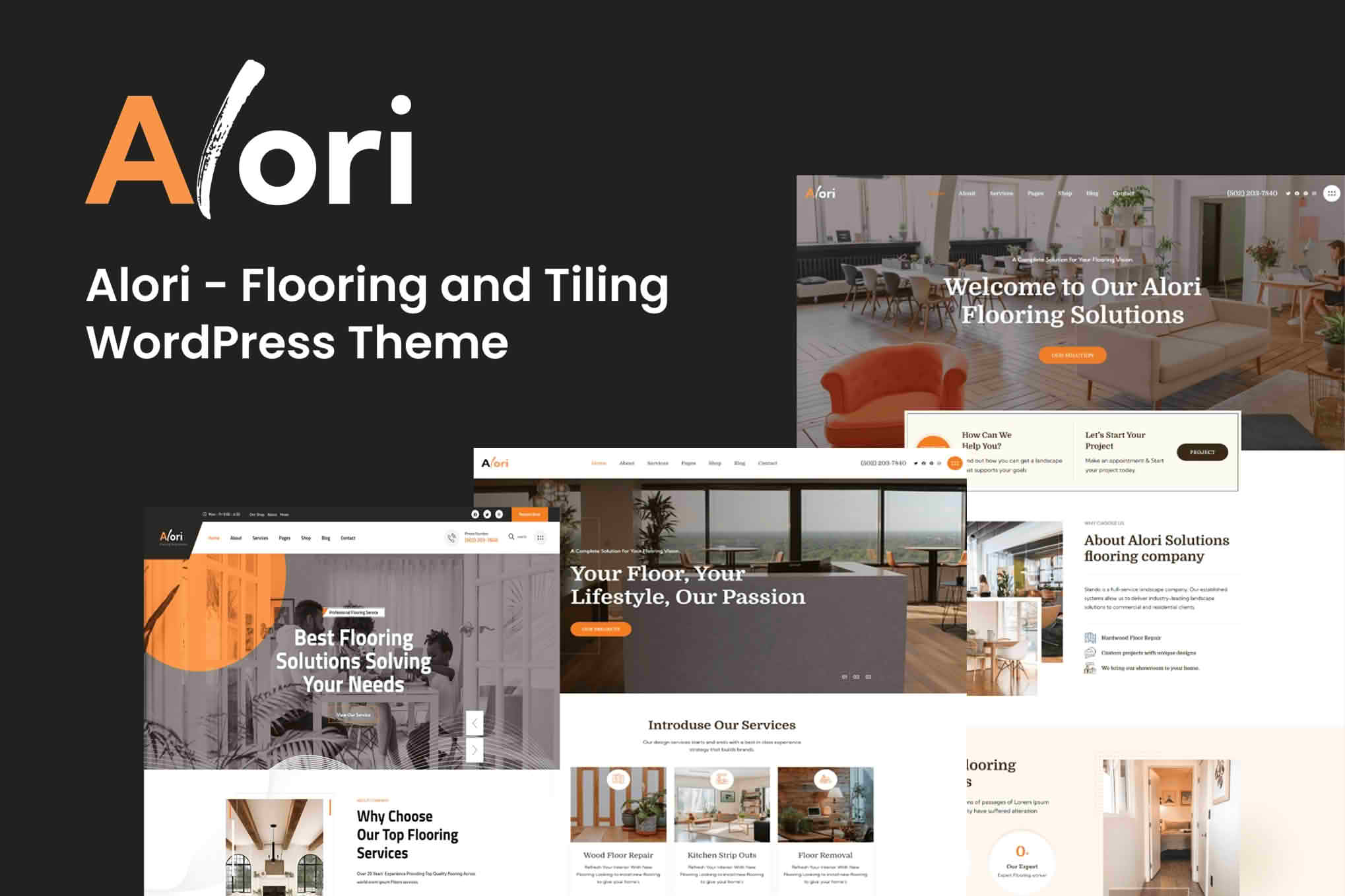 Alori - Flooring and Tiling WordPress Theme