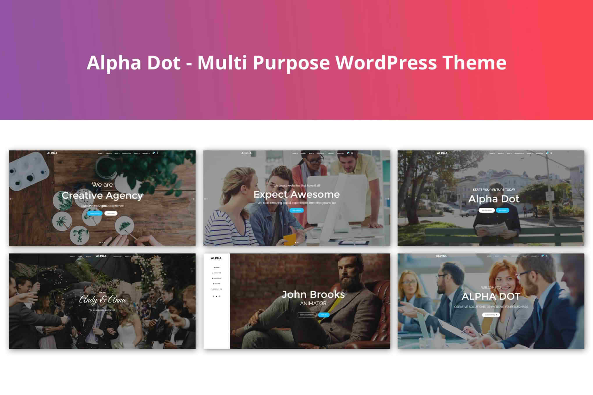 Download Alpha Dot - Multi Purpose WordPress Theme GPL WordPress Plugin