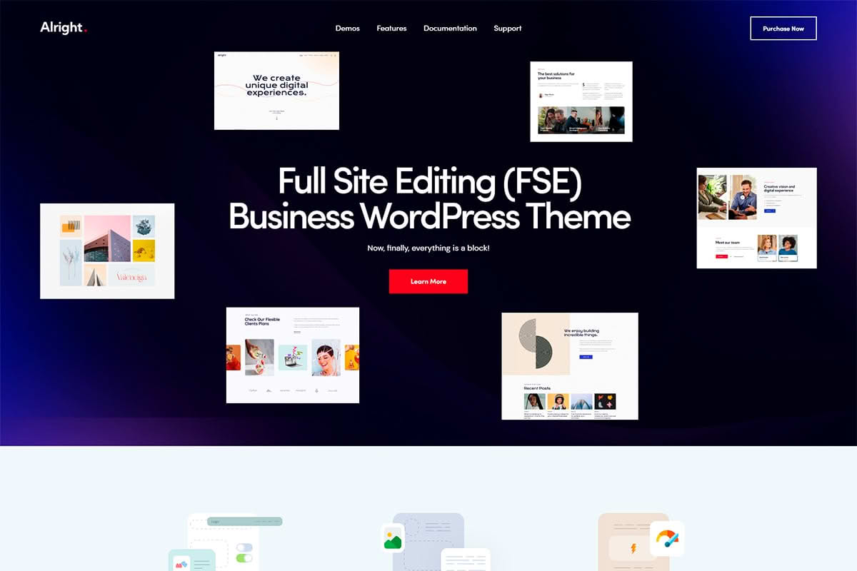 Download Alright - Full Site Editing Business WordPress Theme GPL WordPress Plugin