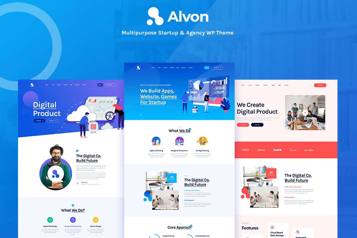Download Alvon - Multipurpose Startup & Agency WordPress Theme GPL WordPress Plugin