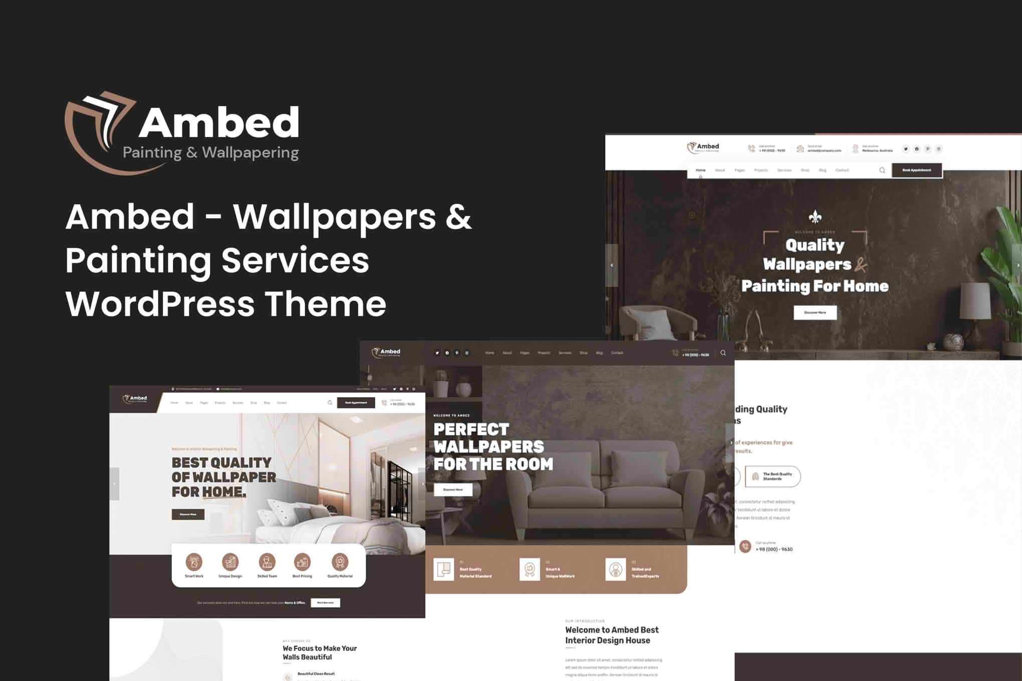Ambed - Wallpapers & Painting WordPress Theme
