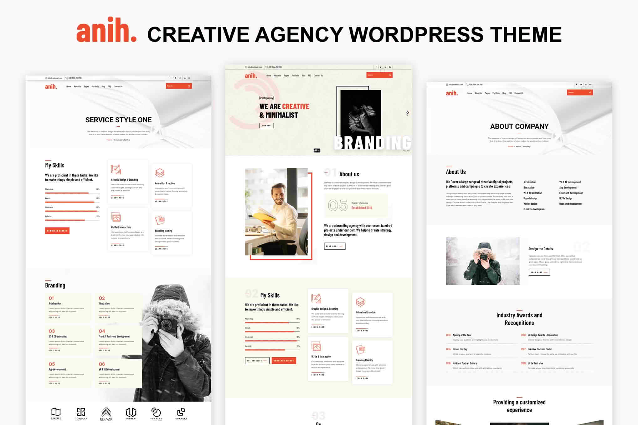 Download Anih - Creative Agency WordPress Theme GPL WordPress Plugin