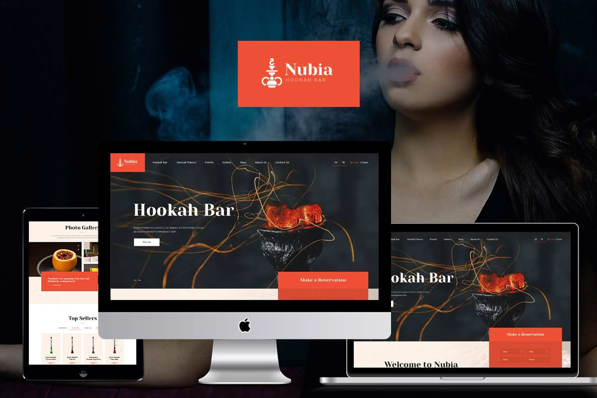Download Anubia | Smoking and Hookah Bar WordPress Theme GPL WordPress Plugin