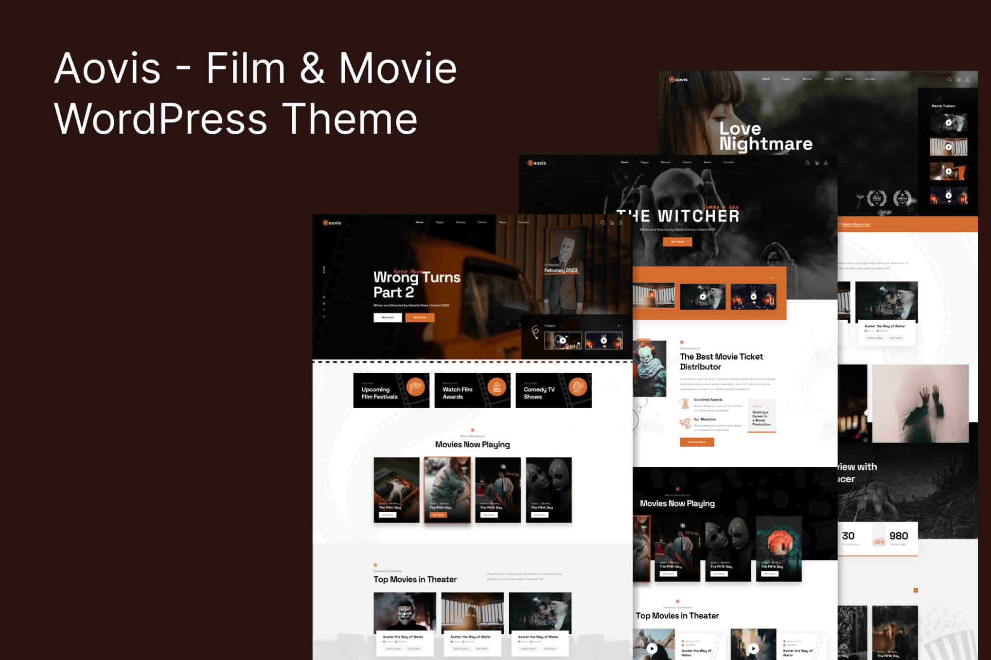 Download Aovis - Booking Movie Tickets WordPress Theme GPL WordPress Plugin