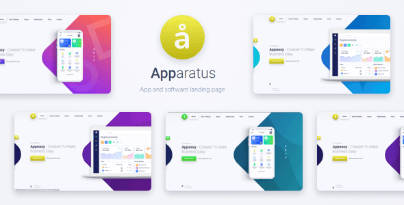 Download Apparatus | A Multi-Purpose One-Page Landing Theme GPL WordPress Plugin