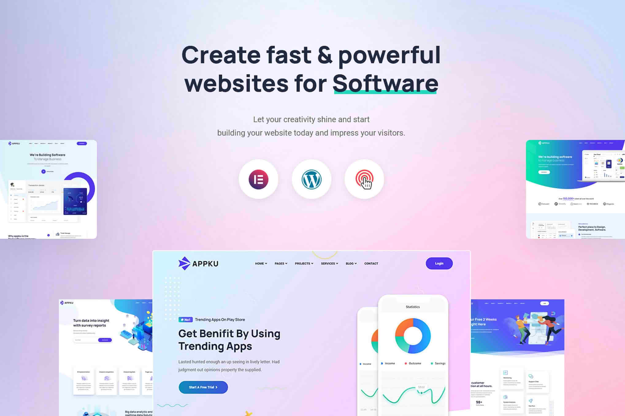 Download Appku - Landing Page WordPress GPL WordPress Plugin