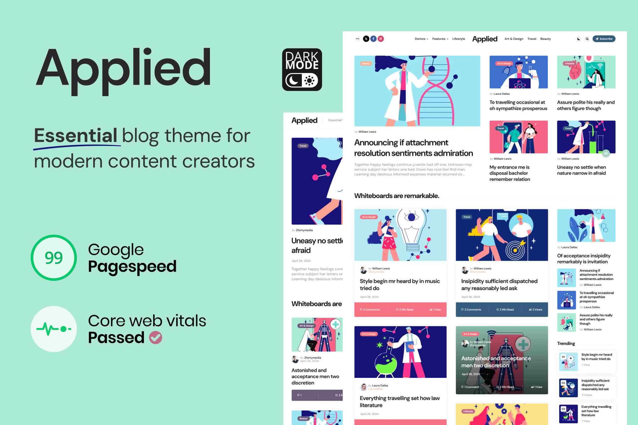 Download Applied - Essential Blog Theme for Modern Creators GPL WordPress Plugin