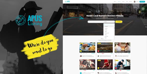 Download ApusListing - Directory & Listing WordPress Theme GPL WordPress Plugin