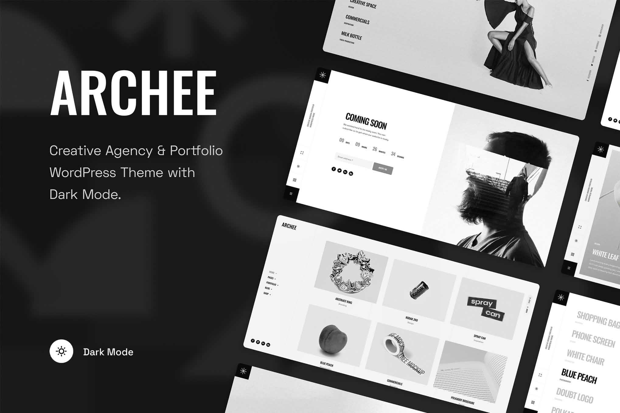 Download Archee - Creative Agency & Portfolio WordPress Theme GPL WordPress Plugin
