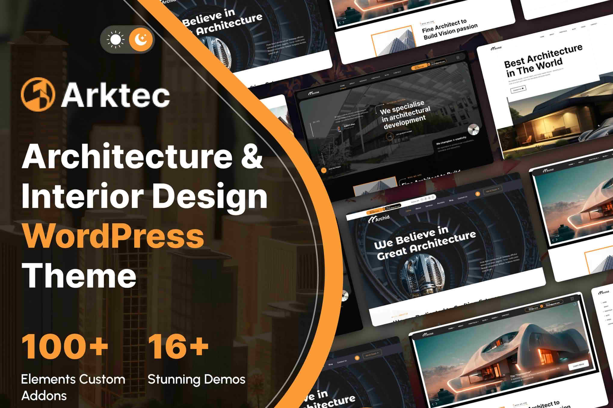Download Arktec - Architecture WordPress Theme GPL WordPress Plugin