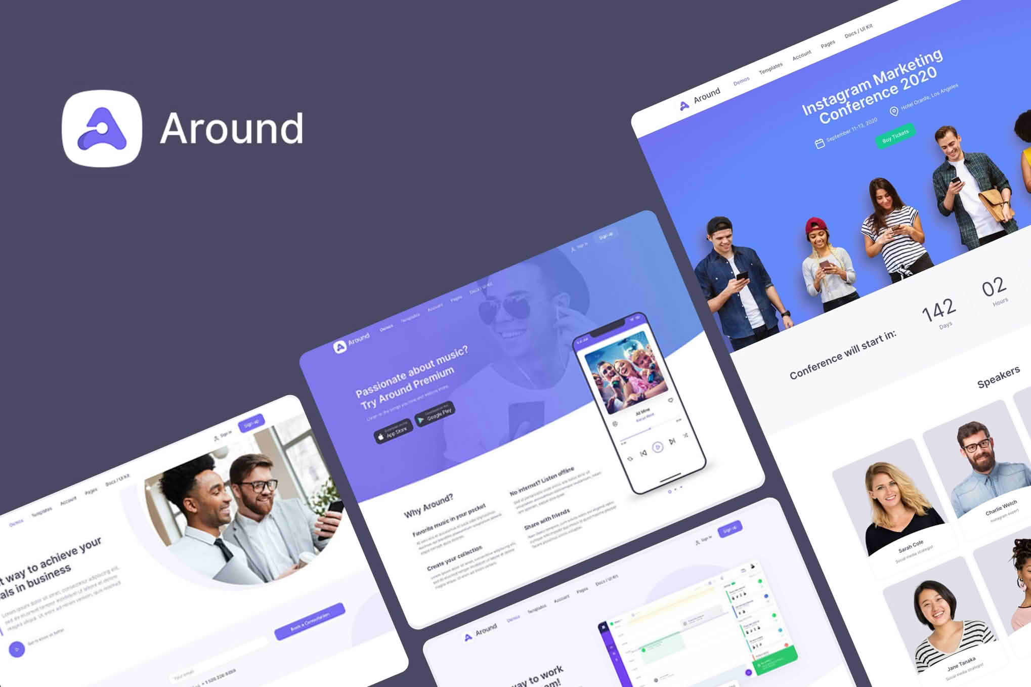 Download Around - Multipurpose Business WordPress Theme GPL WordPress Plugin