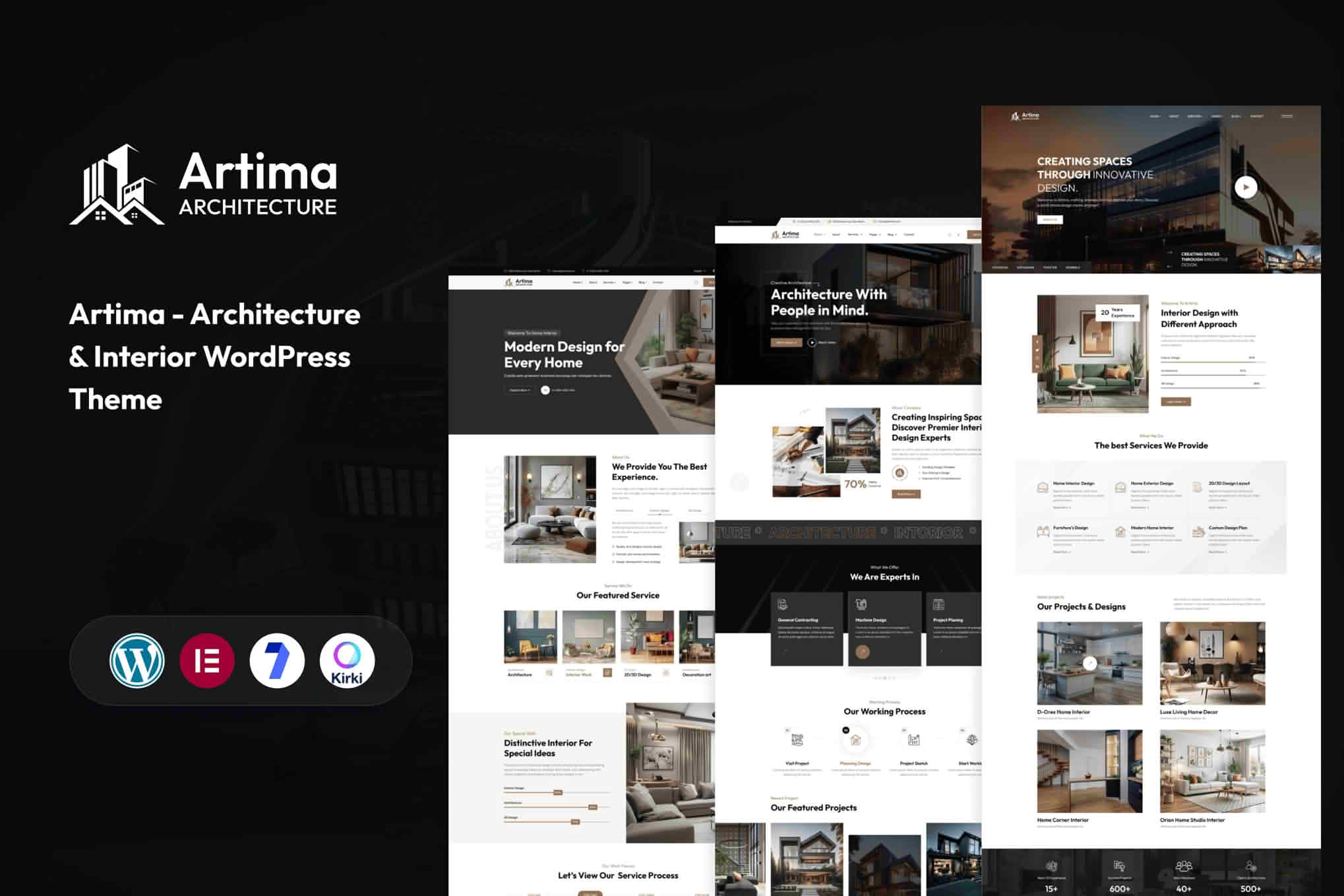 Download Artima – Modern Architecture & Interior WordPress Theme GPL WordPress Plugin