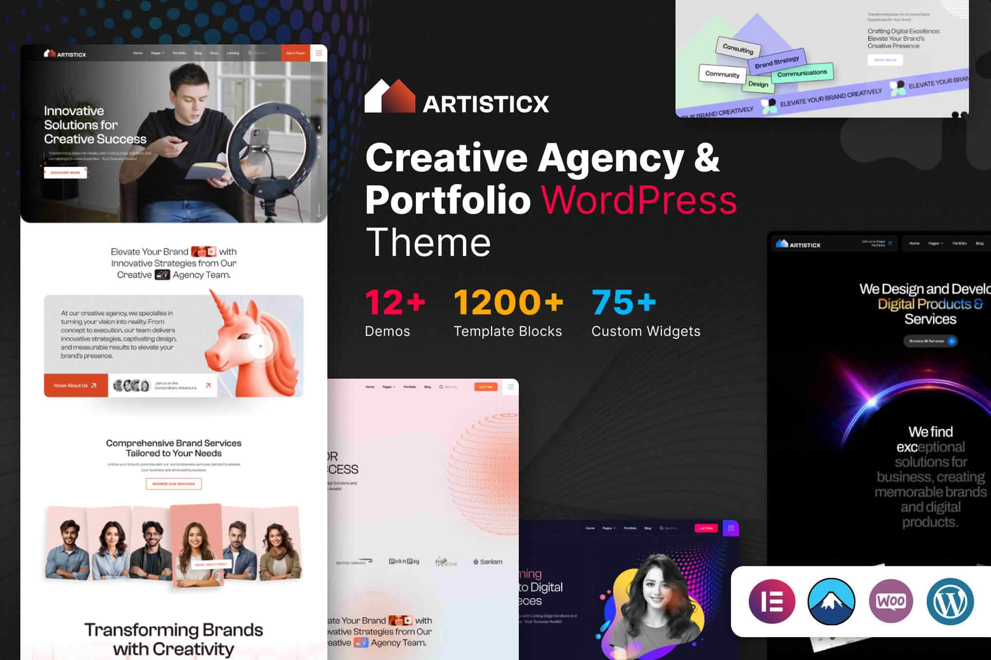 Download Artisticx - Creative Agency WordPress Theme GPL WordPress Plugin