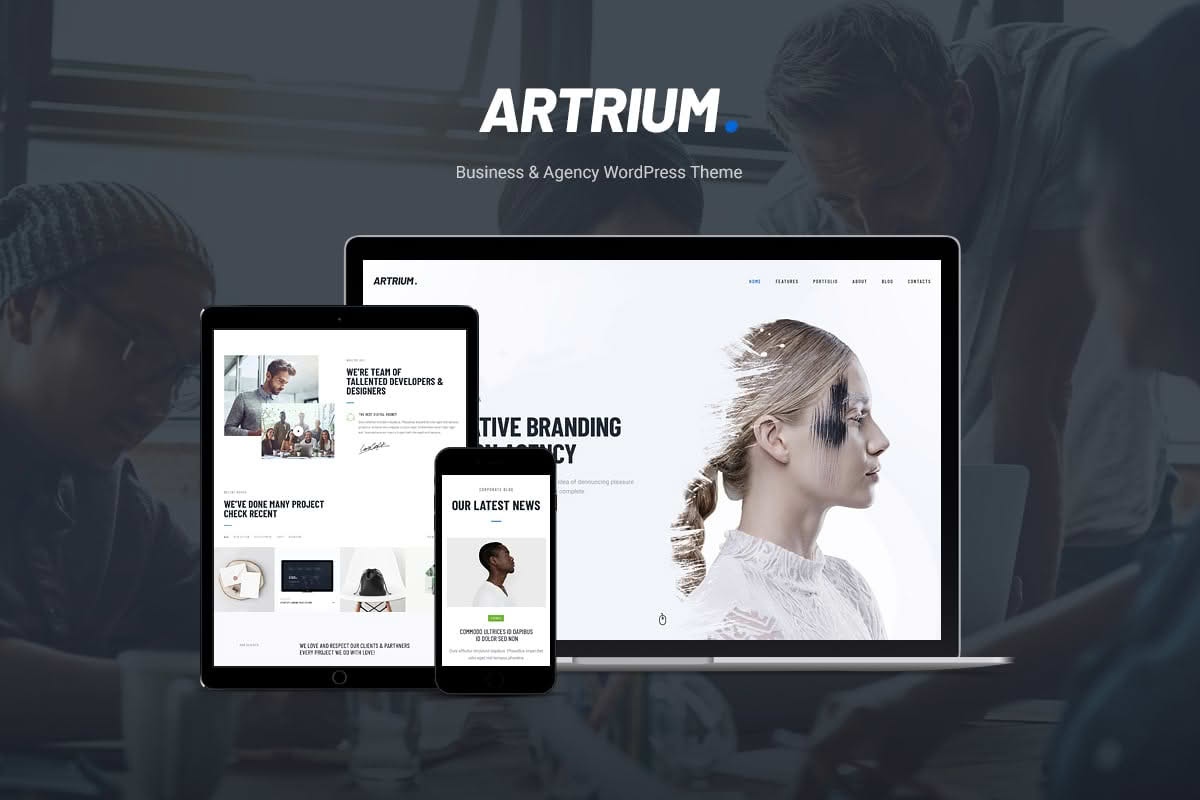 Download Artrium | Creative Agency & Web Studio WordPress Theme GPL WordPress Plugin