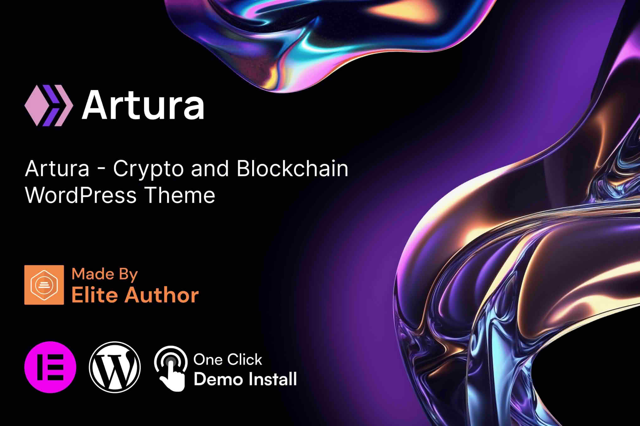 Artura - Crypto & Blockchain WordPress Theme