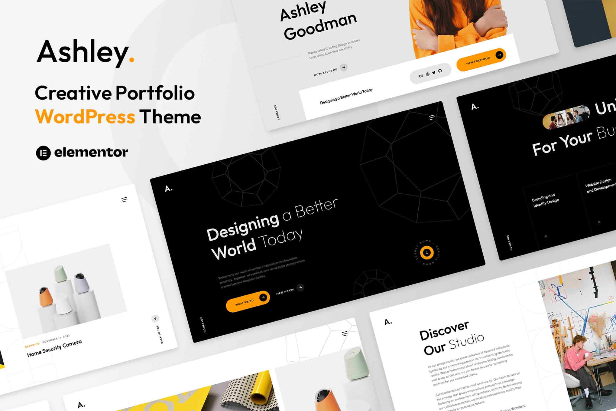 Ashley - Creative Portfolio WordPress Theme