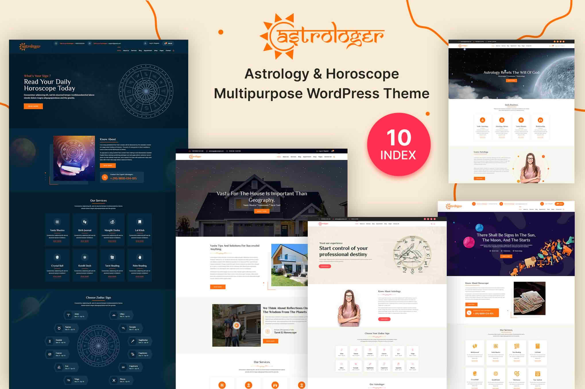 Astro Theme & Horoscope Astrology WordPress Theme With AI Content Generator