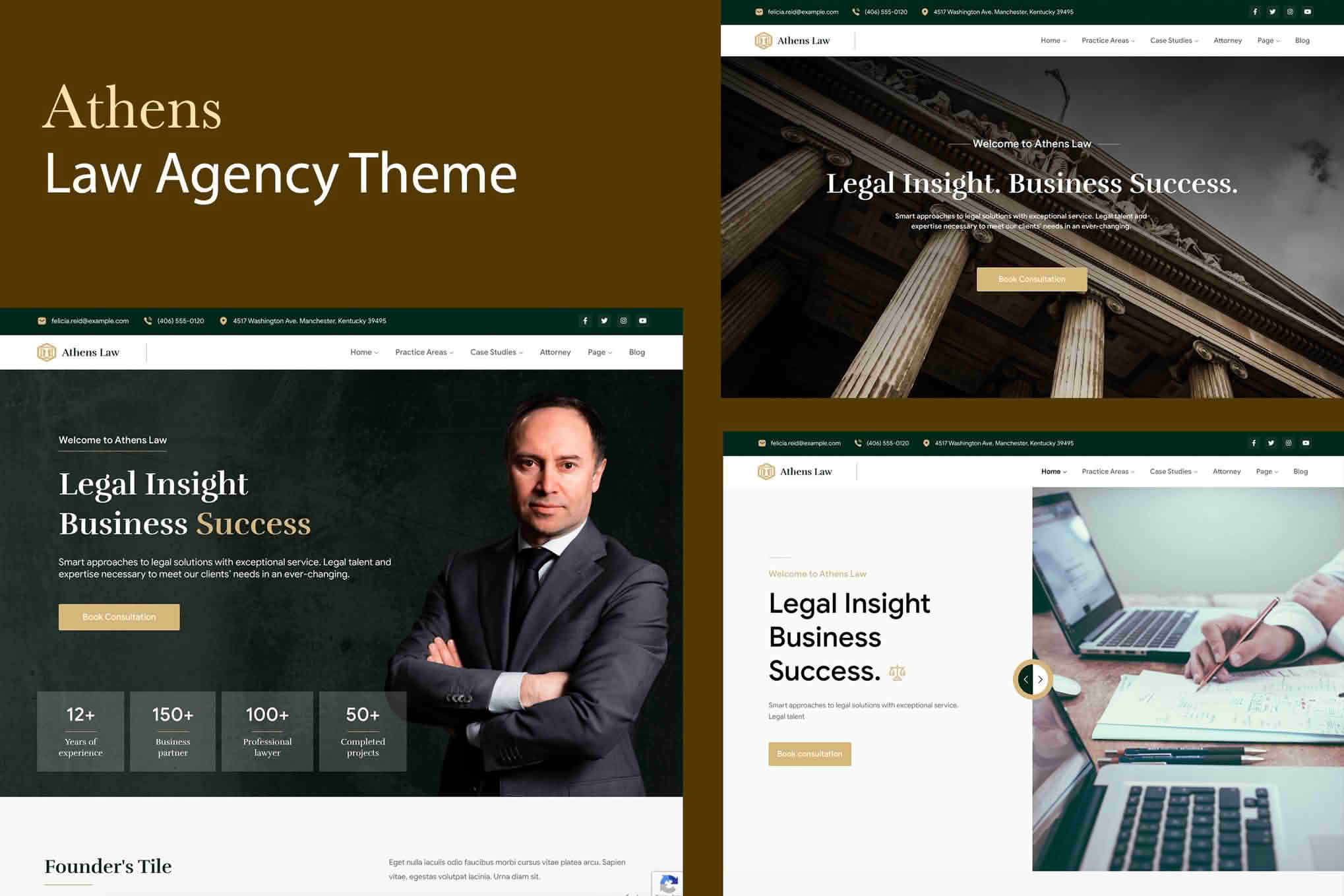 Download Athens - Law Agency WordPress Theme GPL WordPress Plugin