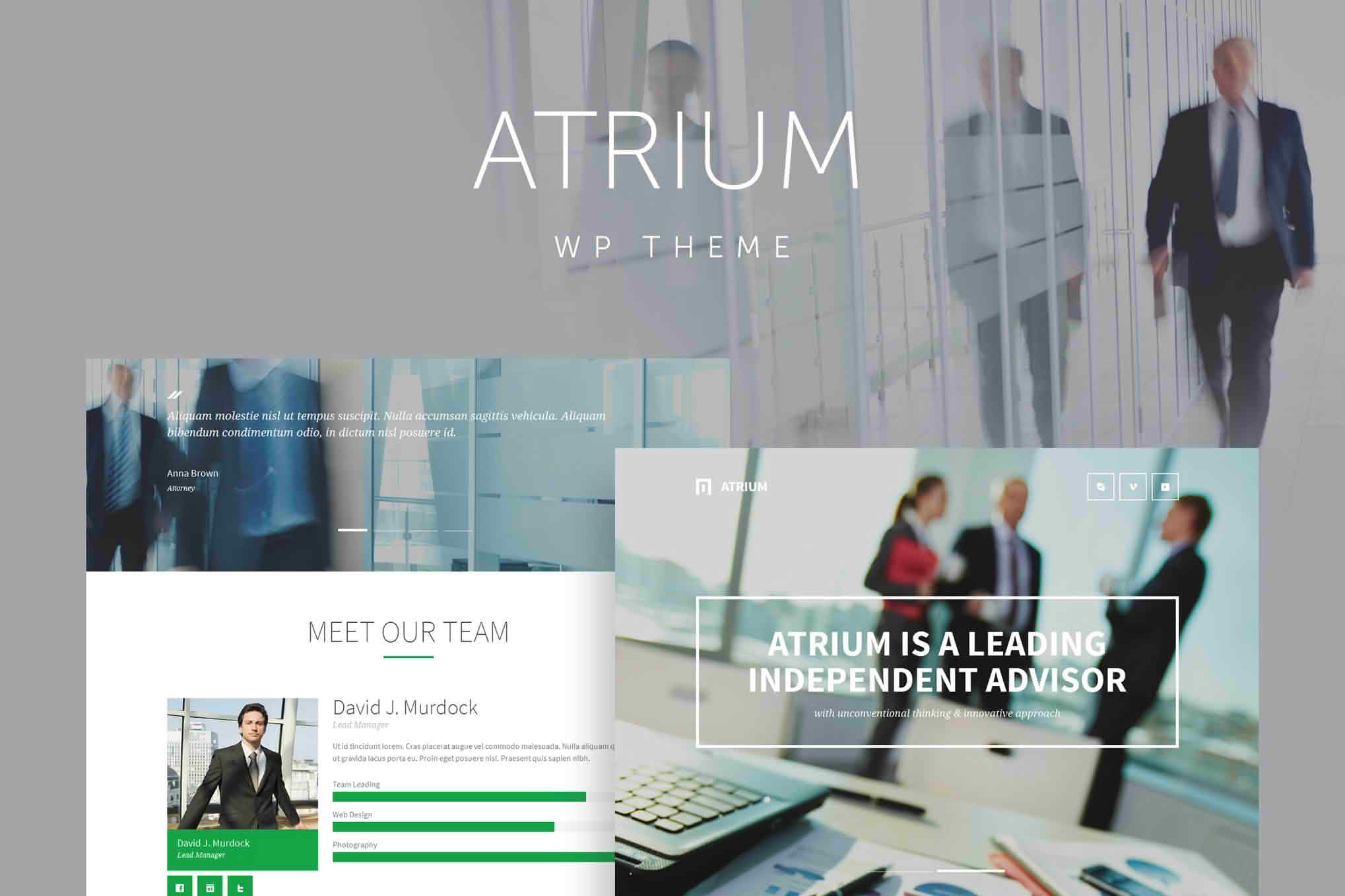 Atrium - Finance Consulting Advisor WordPress Theme