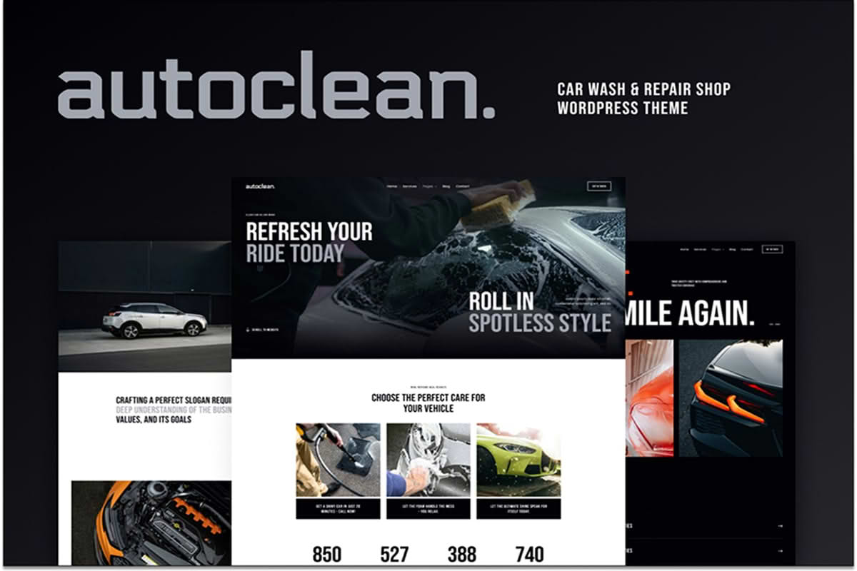 Download Auto Clean - Car Wash & Repair Shop WordPress Theme GPL WordPress Plugin