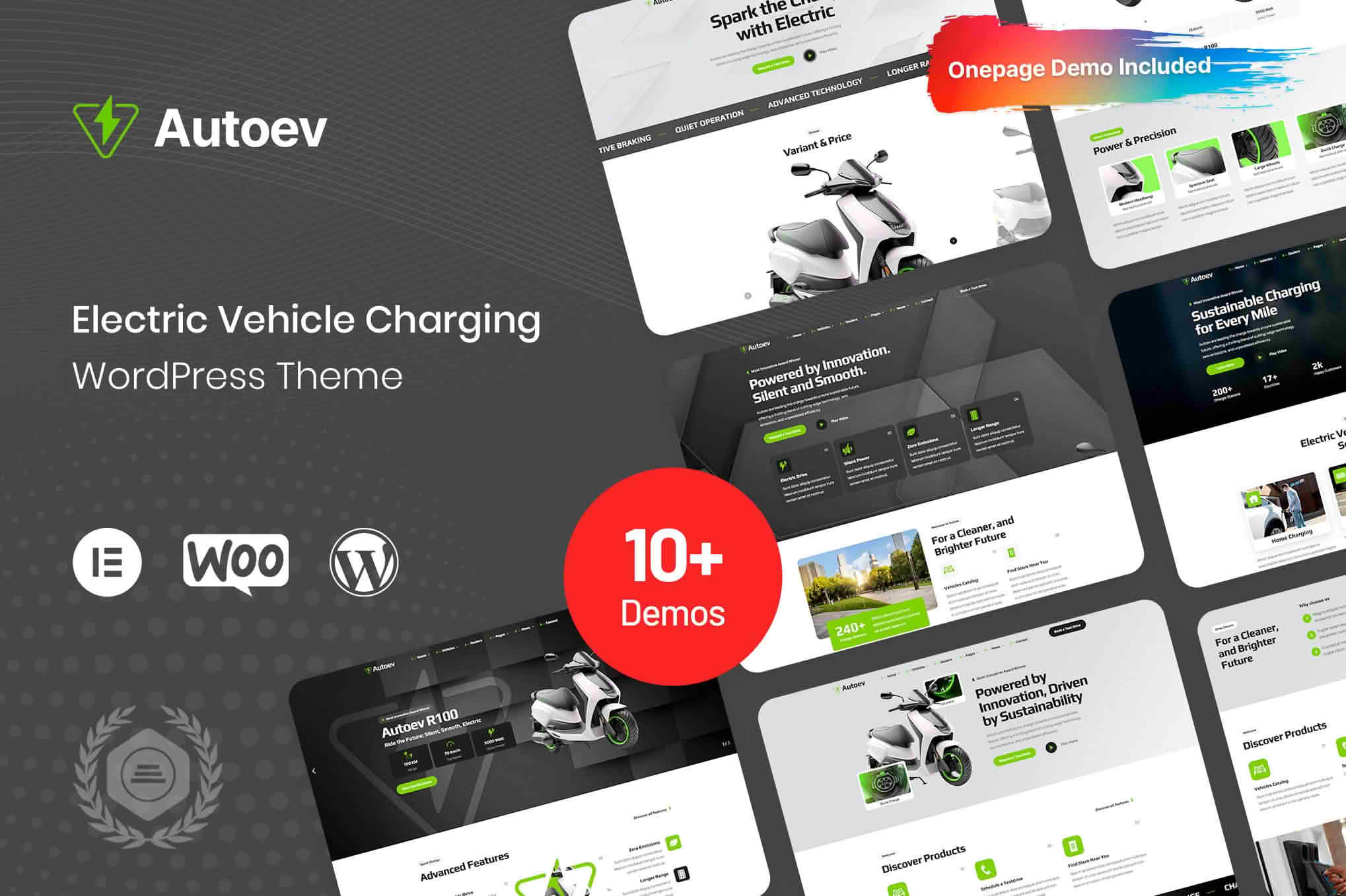 Download Autoev - Electric Vehicle Charging WordPress Theme GPL WordPress Plugin