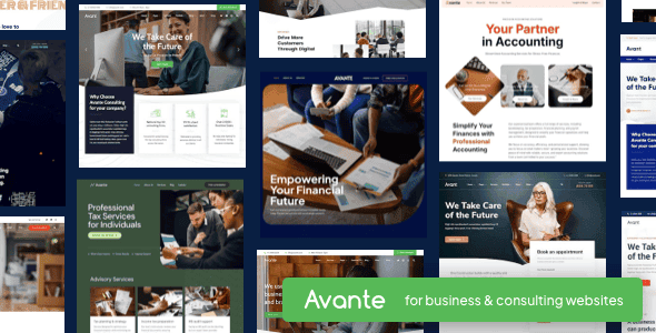 Download Avante | Business Consulting WordPress GPL WordPress Plugin