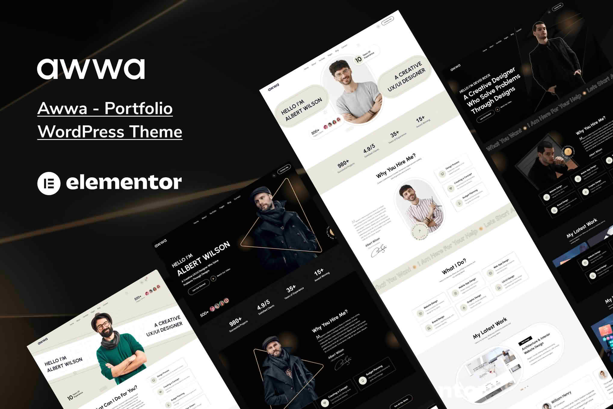 Download Awwa - Portfolio WordPress Theme GPL WordPress Plugin