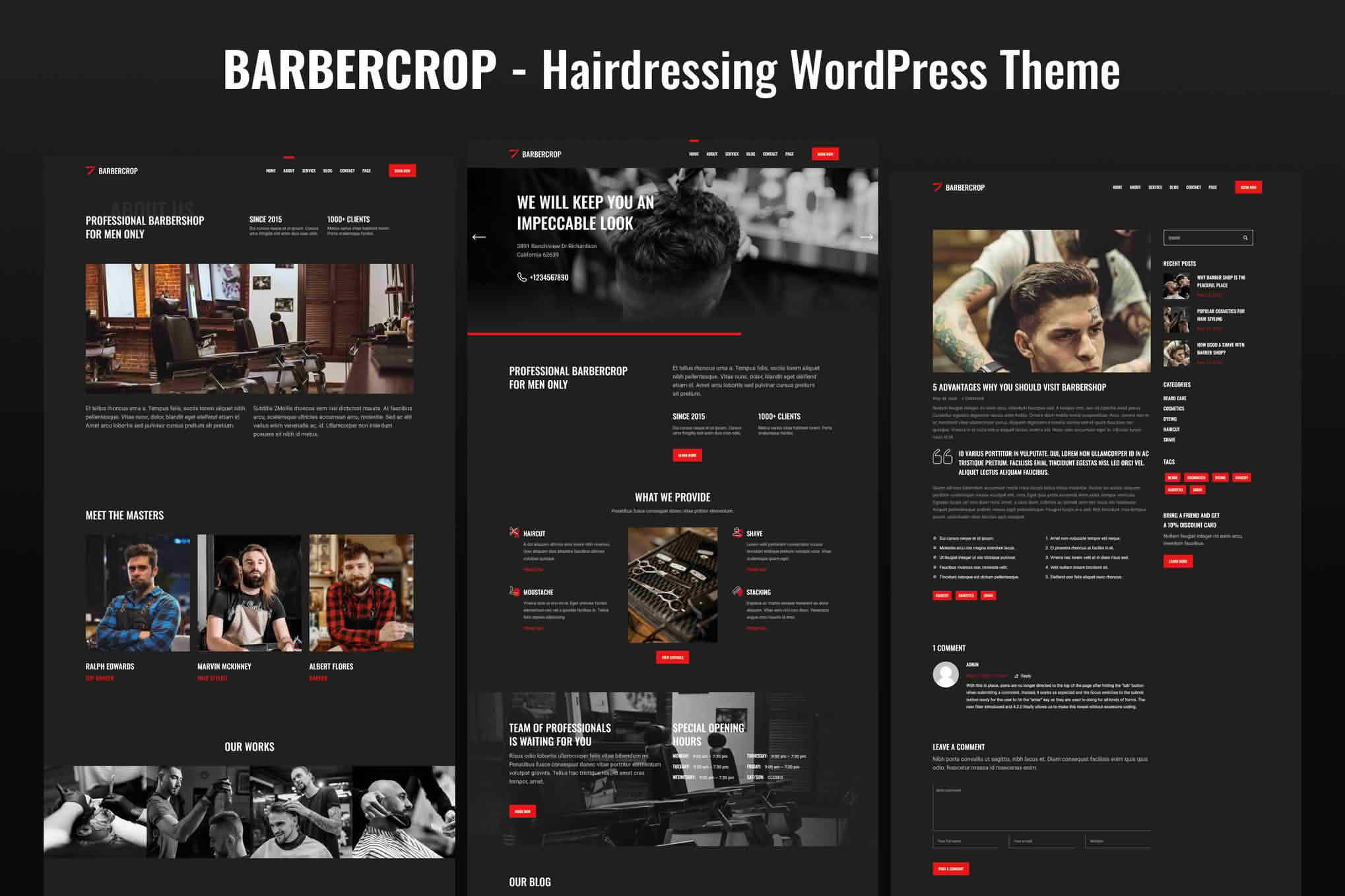 Download Barbercrop – Hairdressing WordPress Theme GPL WordPress Plugin