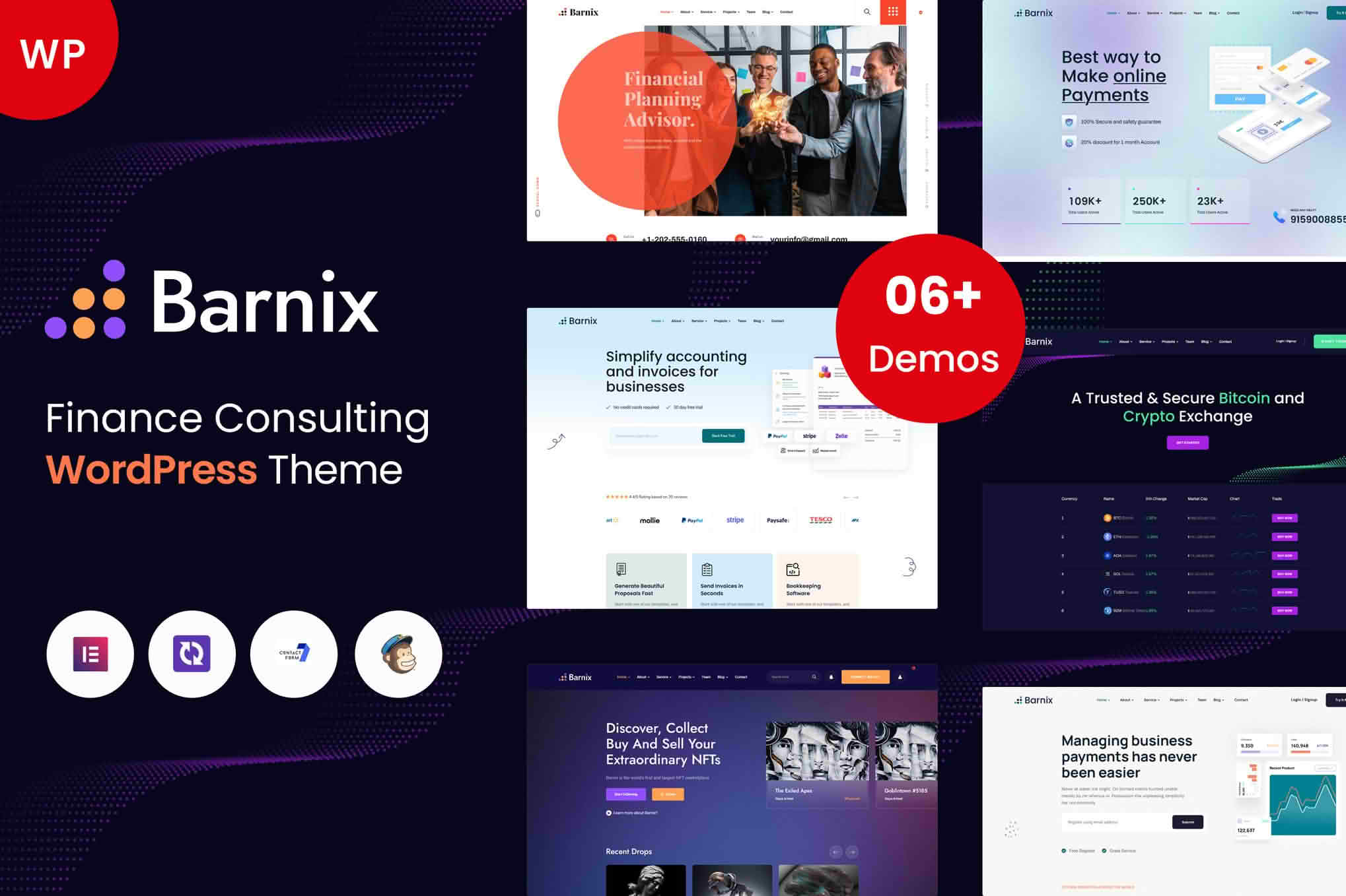 Download Barnix - Finance & Business WordPress Theme GPL WordPress Plugin