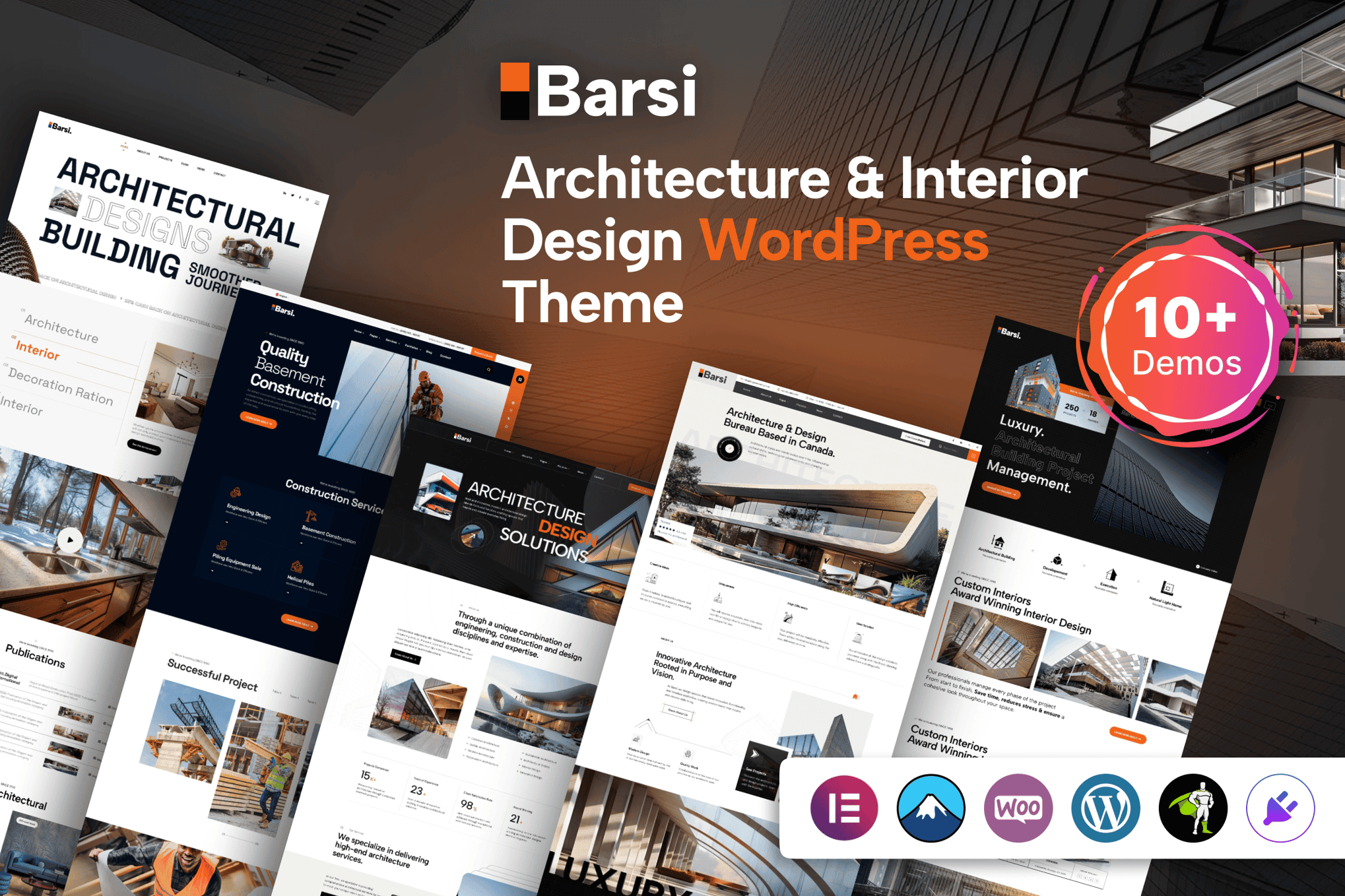 Download Barsi - Architecture & Interior Design WordPress Theme GPL WordPress Plugin