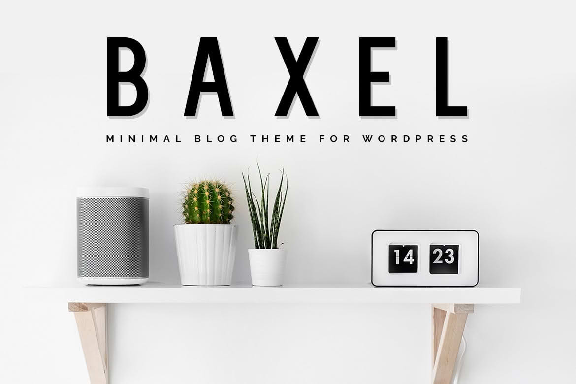 Download Baxel - Minimal Blog Theme for WordPress GPL WordPress Plugin