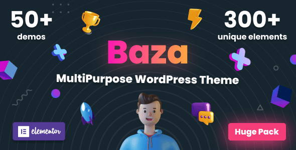 Download Baza - Creative MultiPurpose WordPress Theme GPL WordPress Plugin