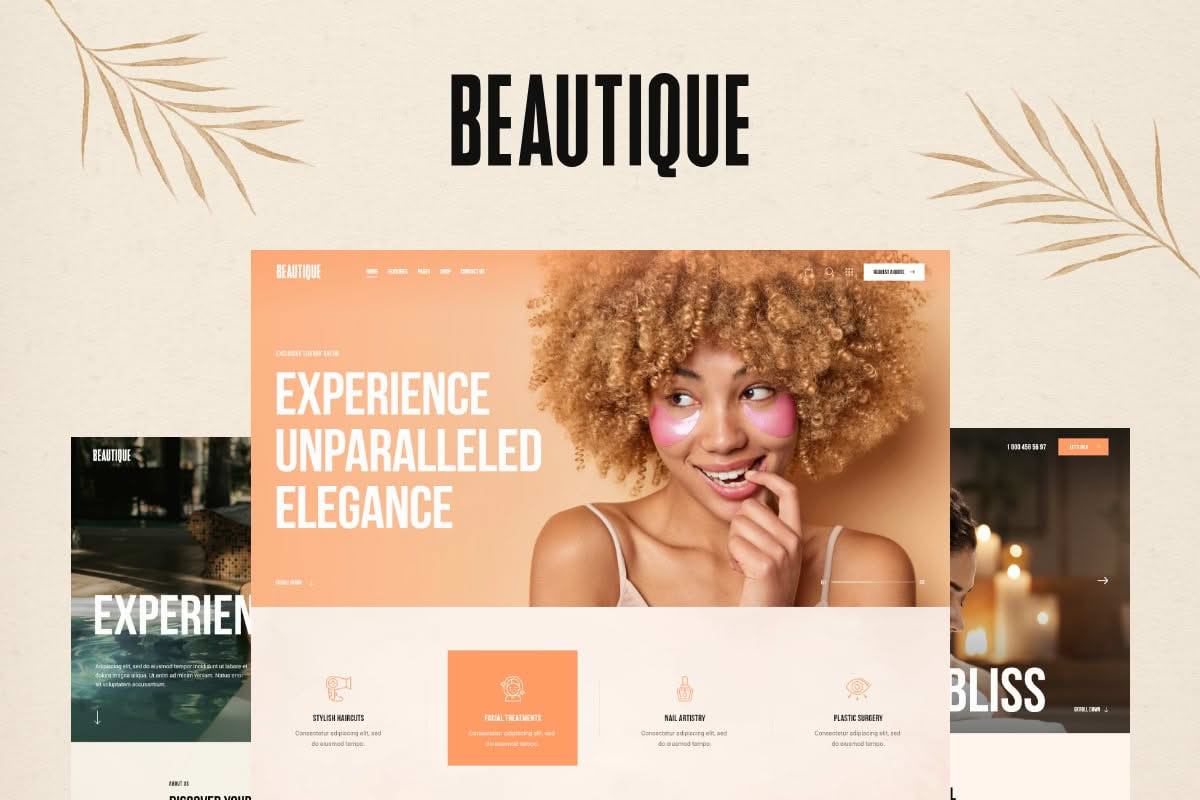 Download Beautique — Luxury Salon & Barbershop WordPress Theme GPL WordPress Plugin